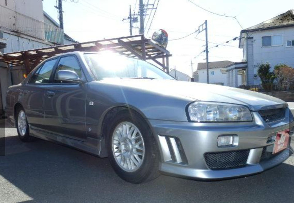 JSpec34 R34 at dealership in Saitama Japan